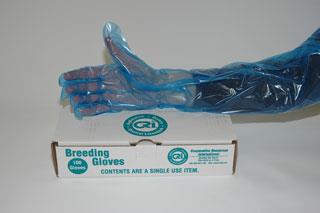 1.0 Mil SuperSensitive™ Large Blue Breeding Gloves